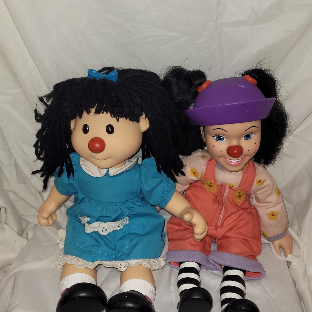 Vintage Big Comfy Couch Loonette & Molly Doll 1996 Vinyl - Picture 3 of 3